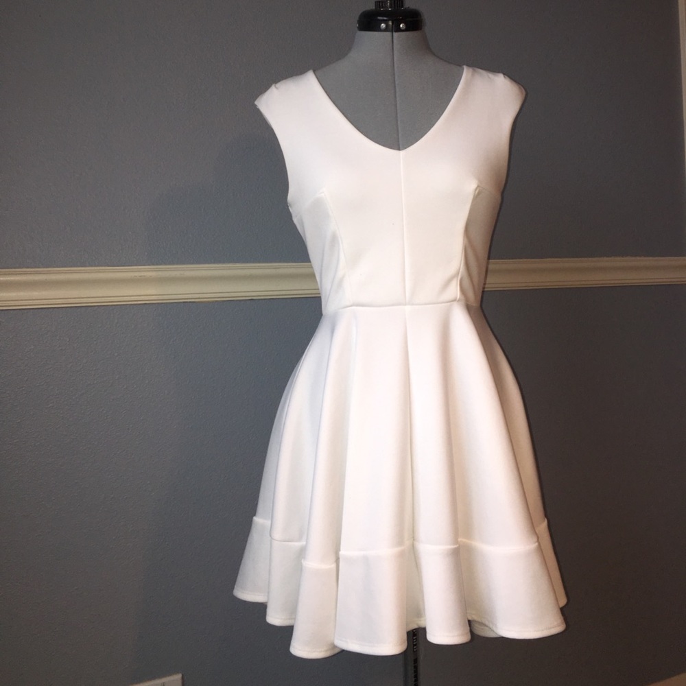 white dress